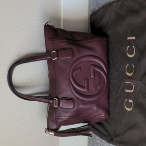Gucci Soho calfskin top handle bag